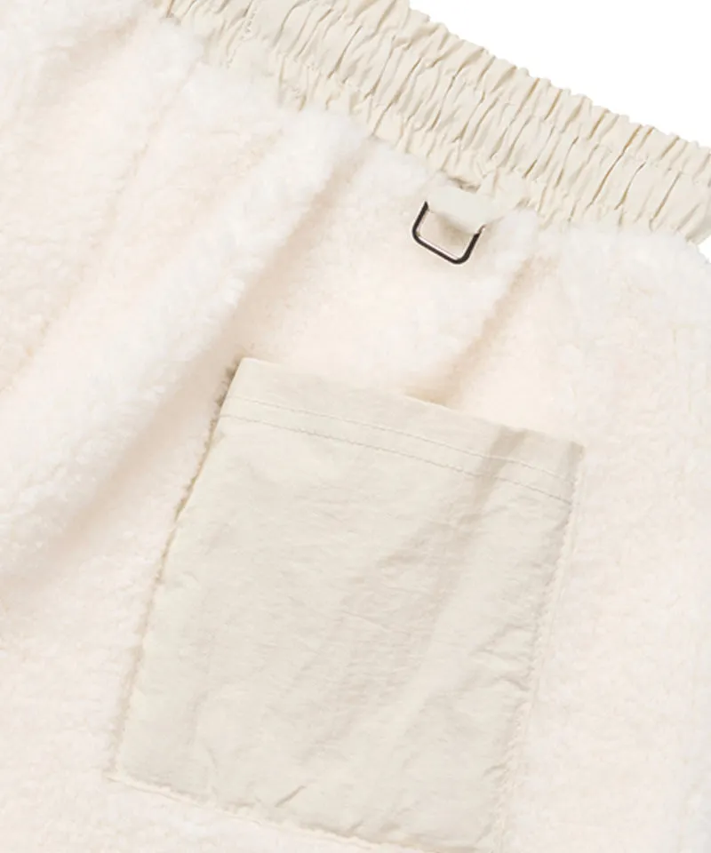 MACKY Golf: Boucle Out Pocket Pants - Ivory