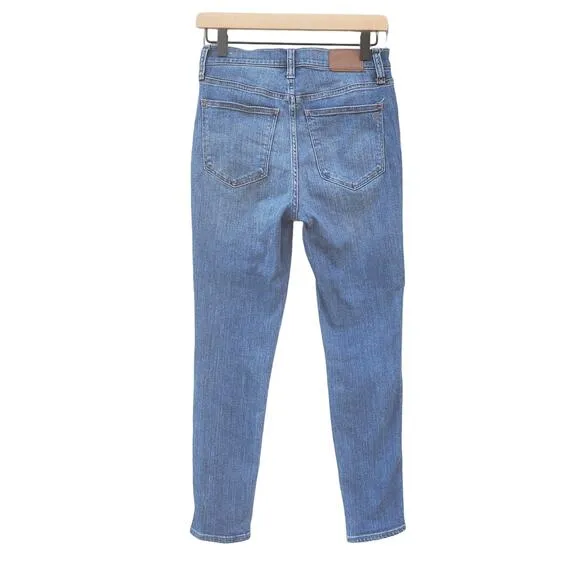 Madewell 10&quot; High-Rise Roadtripper Jeans in Ridgefield Wash: Zip-Front Edition