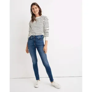 Madewell 10&quot; High-Rise Roadtripper Jeans in Ridgefield Wash: Zip-Front Edition