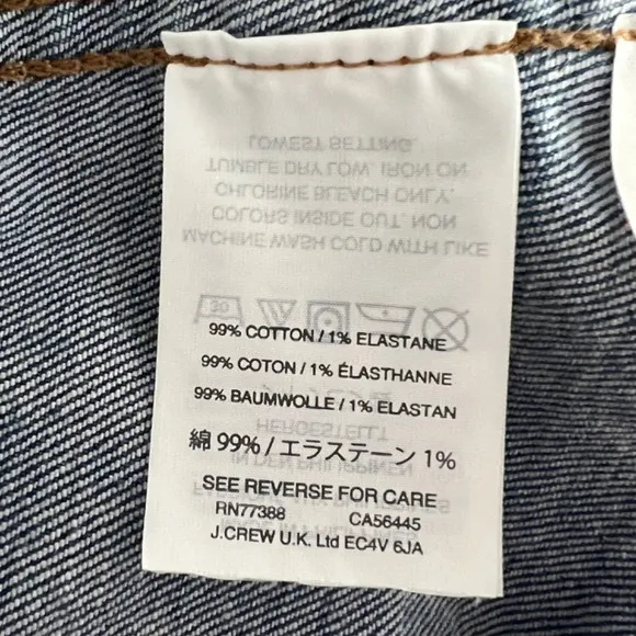 Madewell Denim Bayview Tiered Midi Cotton Flared Skirt Size 30 EUC