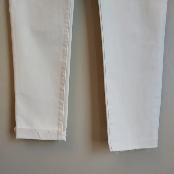 Madewell NEW Perfect Vintage Jean High Rise White Denim Skinny Size 24