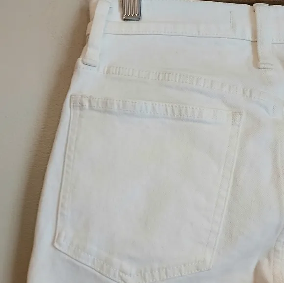 Madewell NEW Perfect Vintage Jean High Rise White Denim Skinny Size 24