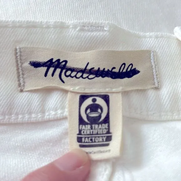 Madewell NWT The Perfect Vintage Wide Leg Jeans Size 31 High Rise: Patch Pocket
