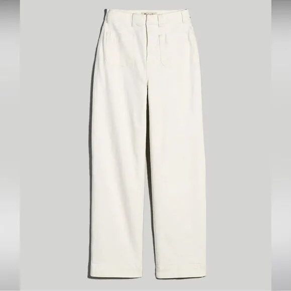 Madewell NWT The Perfect Vintage Wide Leg Jeans Size 31 High Rise: Patch Pocket