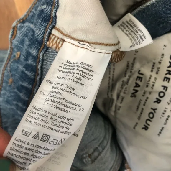 Madewell The Perfect Vintage Crop Jean 25T