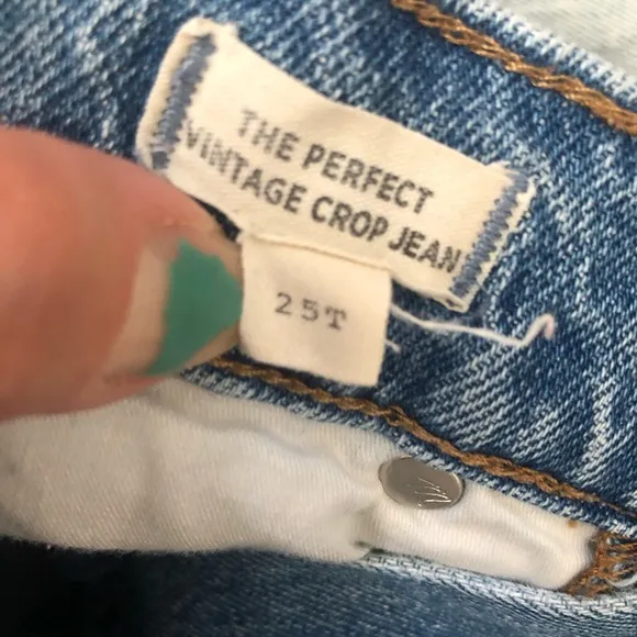 Madewell The Perfect Vintage Crop Jean 25T