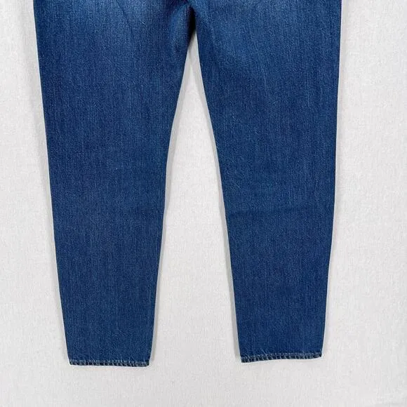 MADEWELL The Perfect Vintage Jean 27 Blue High Rise Straight Leg Medium Wash