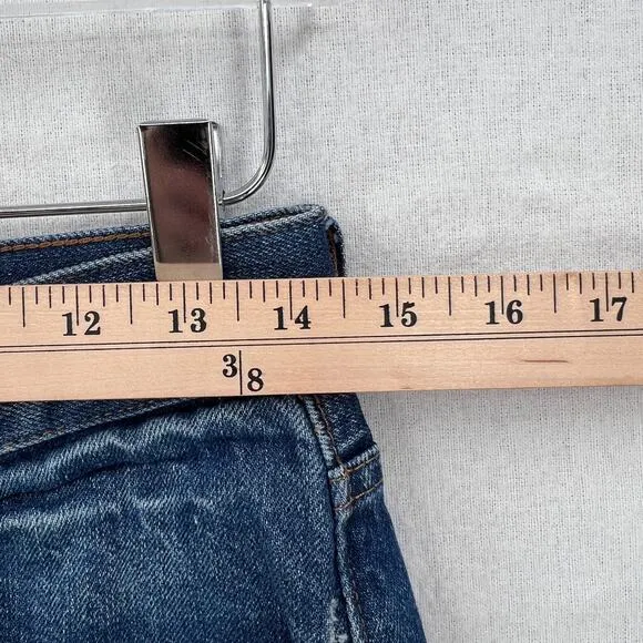 MADEWELL The Perfect Vintage Jean 27 Blue High Rise Straight Leg Medium Wash