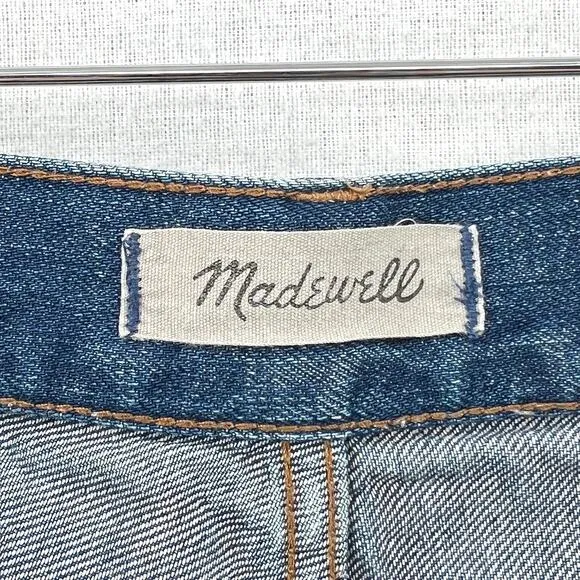 MADEWELL The Perfect Vintage Jean 27 Blue High Rise Straight Leg Medium Wash