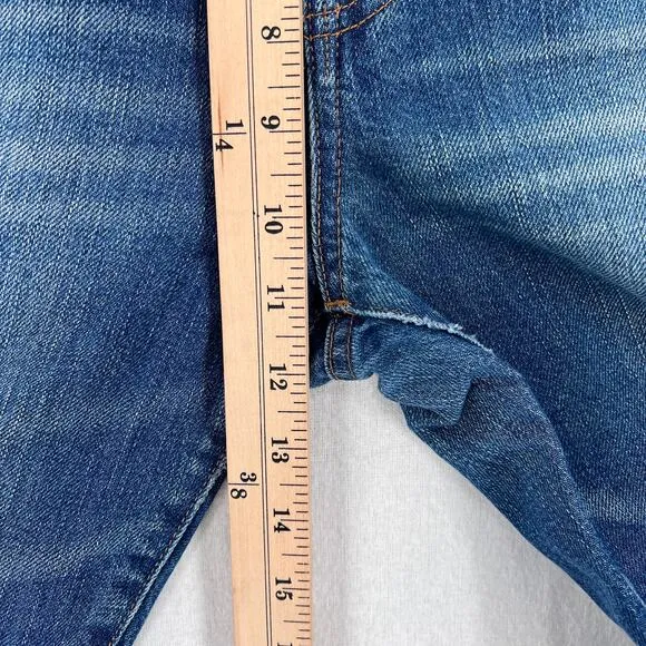MADEWELL The Perfect Vintage Jean 27 Blue High Rise Straight Leg Medium Wash