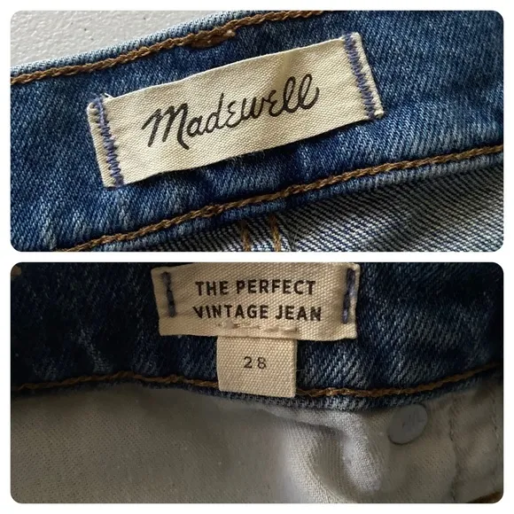 Madewell The Perfect Vintage Jean Blue