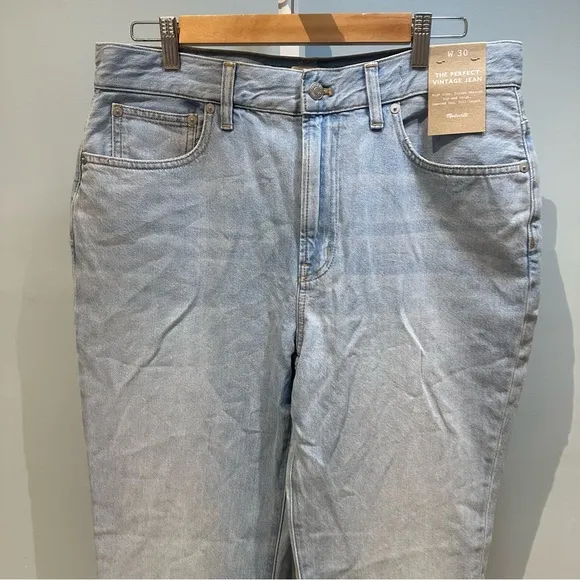Madewell The Perfect Vintage Jean Fitzgerald Wash 30 New with Tags