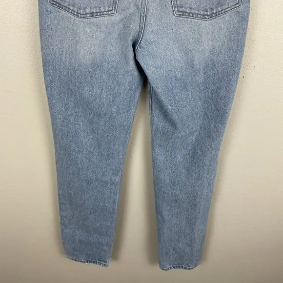 Madewell Womens 25 Classic Straight Full Length Jeans In Hartsville Wash Comfort
