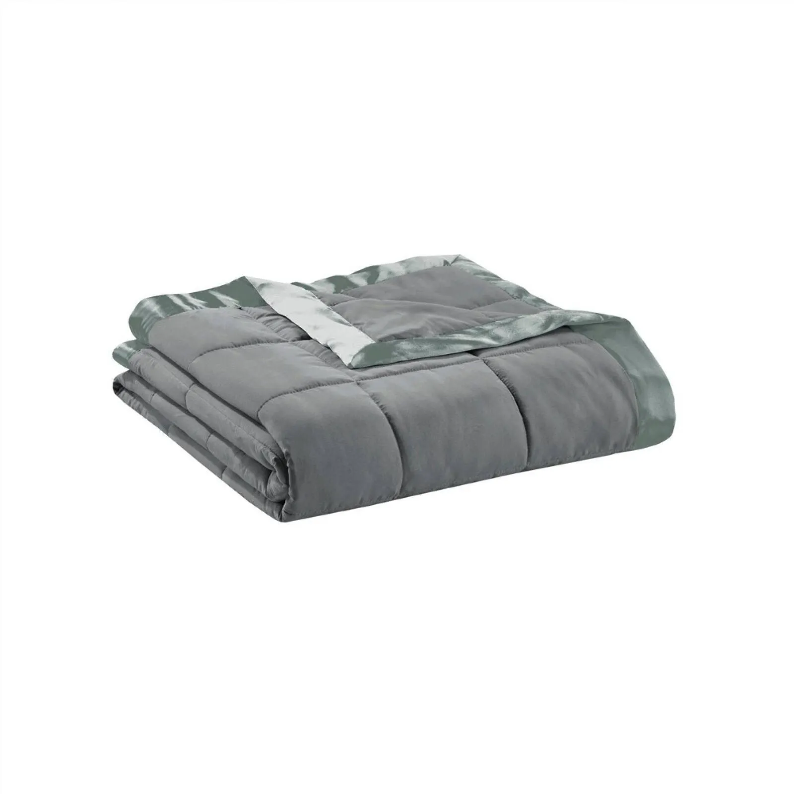 Madison Park Windom Down Alternative Blanket 0008656993986 Charcoal Gray Twin