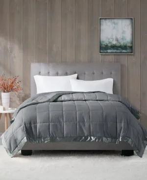 Madison Park Windom Down Alternative Blanket 0008656993986 Charcoal Gray Twin