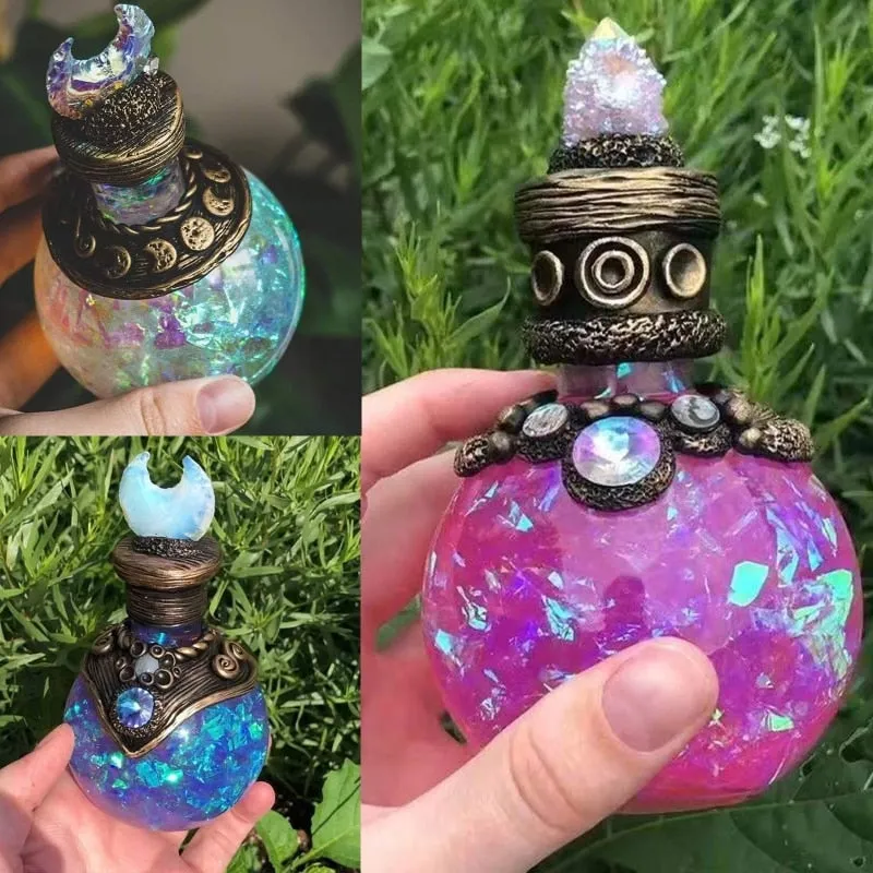 Magic Potion Mermaid Aura Magic Potion Creative Desktop Moon Ornament