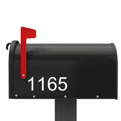 Mailbox Address Vinyl Decal