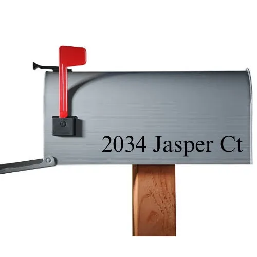 Mailbox Address Vinyl Decal
