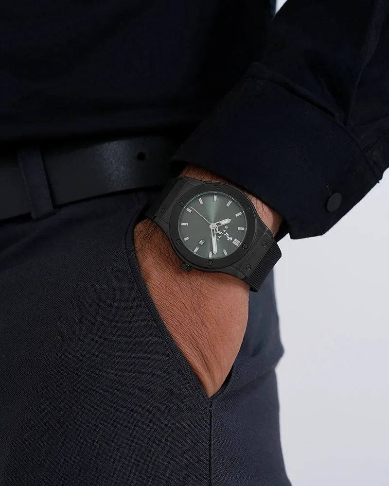 Majestic Green Black Silicone