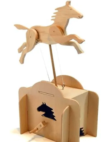 Make Your Own - Jumping Horse Automaton