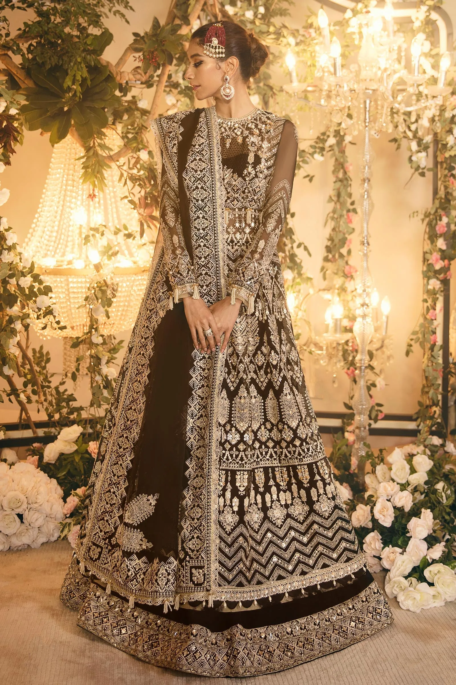 MANIJEH (ZRW-20745) | Zaha Gossamer RTW Collection 2022 | Stitched Embellished Suits
