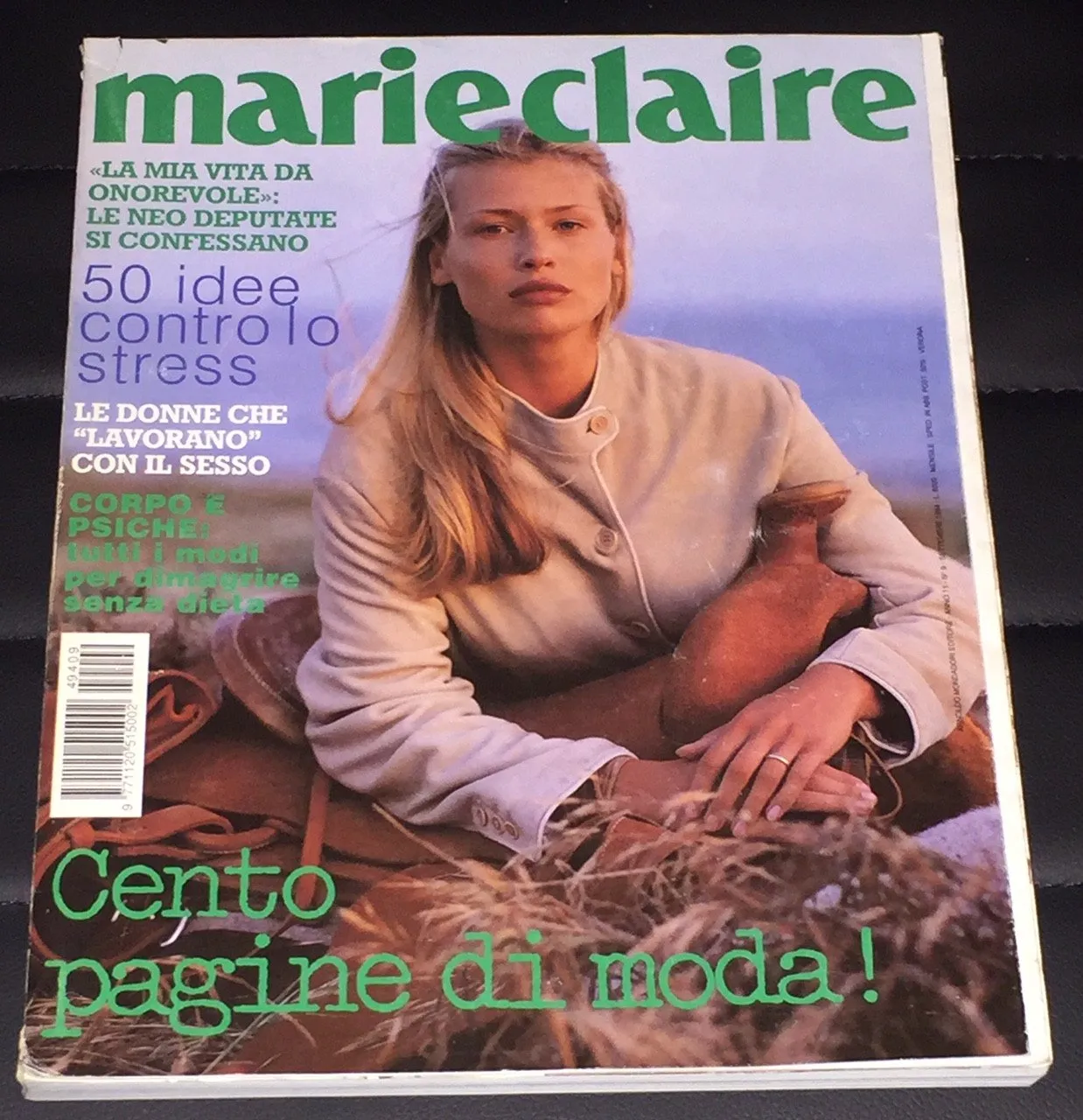 MARIE CLAIRE Italia Magazine 1994 DANIELA PESTOVA Elle MacPherson KIRSTEN OWEN