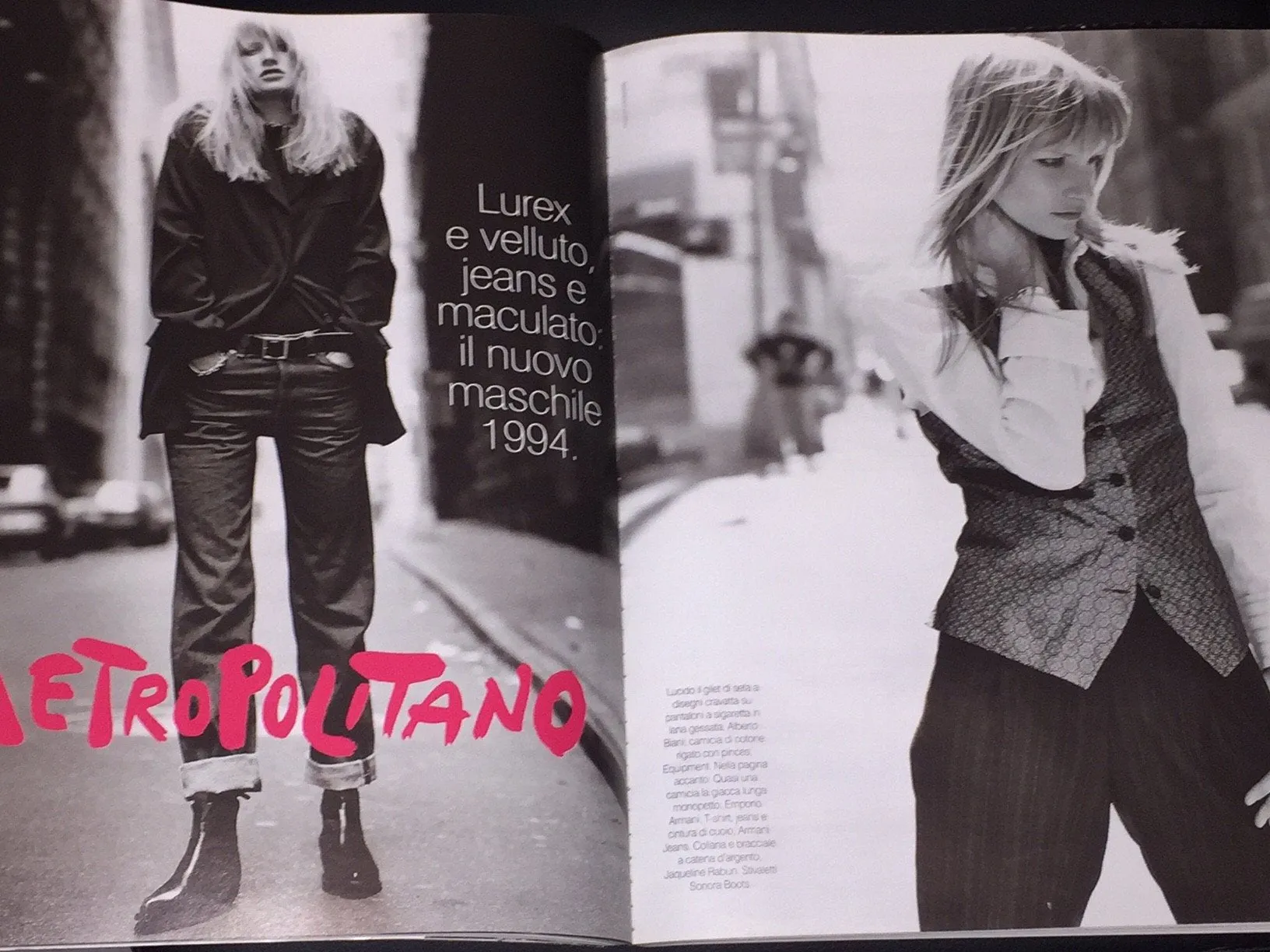 MARIE CLAIRE Italia Magazine 1994 DANIELA PESTOVA Elle MacPherson KIRSTEN OWEN