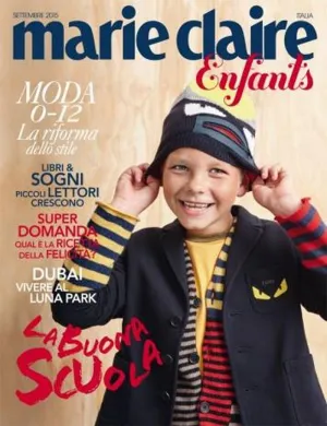 MARIE CLAIRE Italia September 2015 Kids BAMBINI Children Enfants Fashion Magazine
