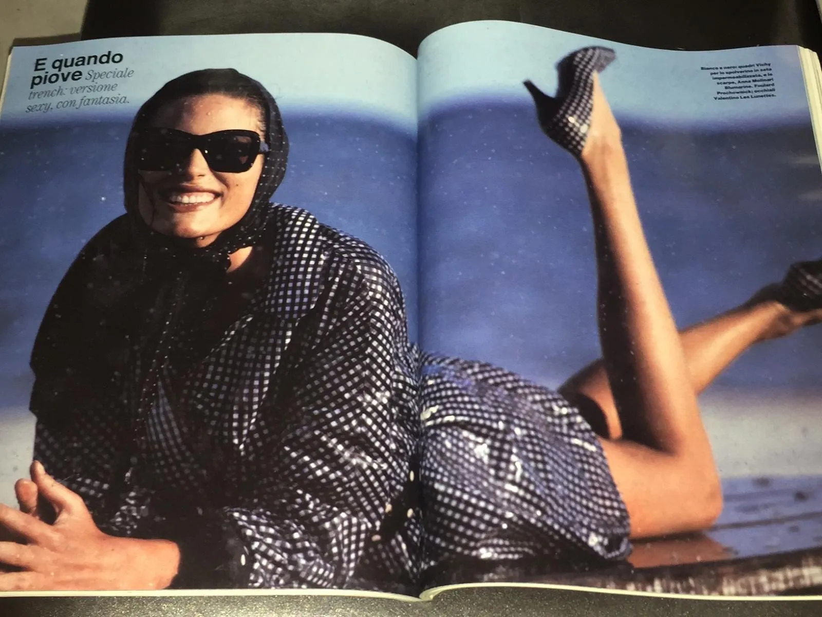 Marie Claire Magazine Italia February 1992 NADEGE Tatjana Patitz YASMIN LE BON Elaine Irwin
