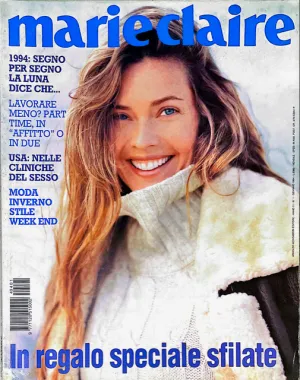 MARIE CLAIRE Magazine Italia January 1994 CAROL ALT Yasmin Le Bon DEBBIE DEITERING