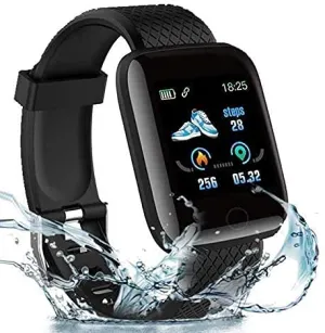 MARVIK® Smart Watch D116 for Xiaomi Mi Note 9 Smart Watch LED with Activity Tracker, Heart Rate Sensor, Sleep Monitor and Basic Functionality for All Boys & Girls - Black