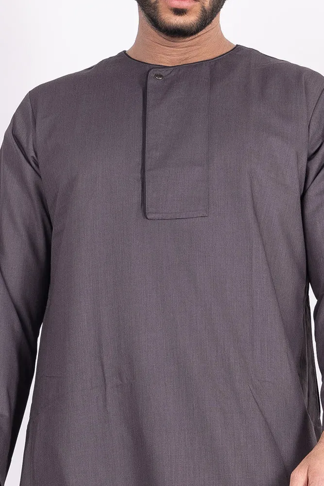 Mauve Piping Thobe