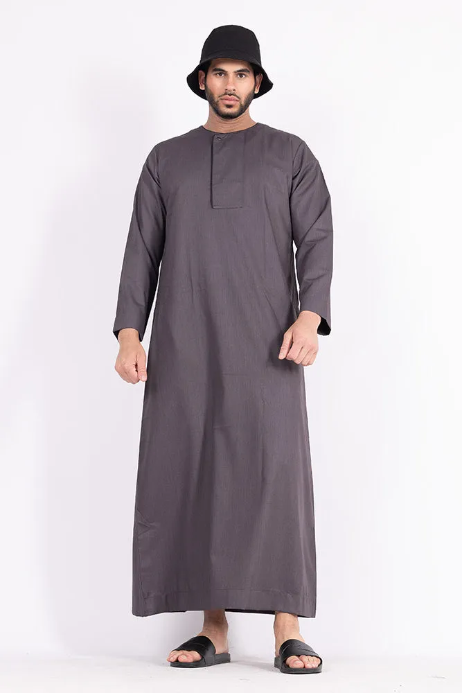 Mauve Piping Thobe