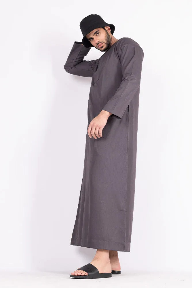 Mauve Piping Thobe