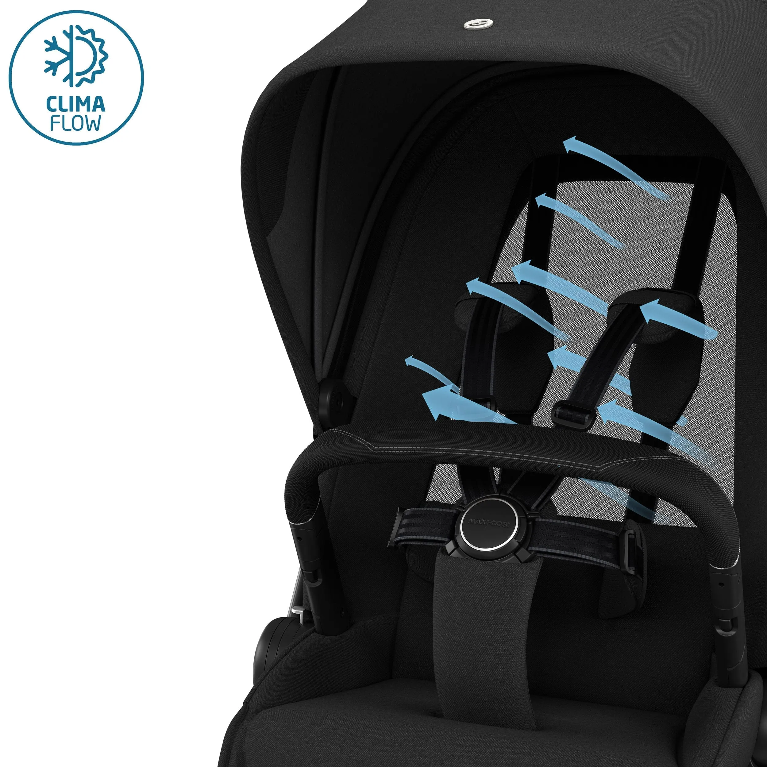 Maxi-Cosi FAME 8 Piece Complete Travel System in Twillic Black