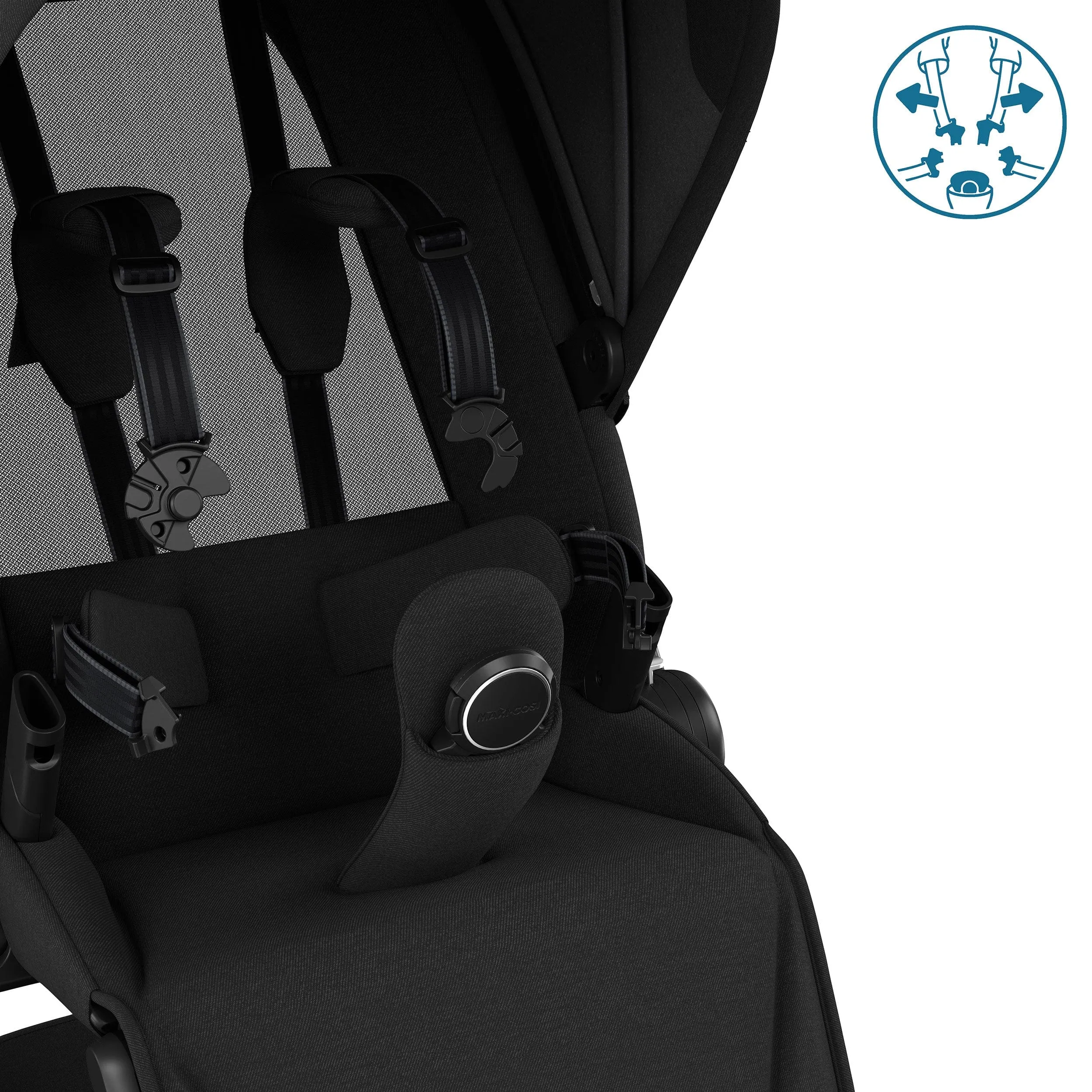 Maxi-Cosi FAME 8 Piece Complete Travel System in Twillic Black