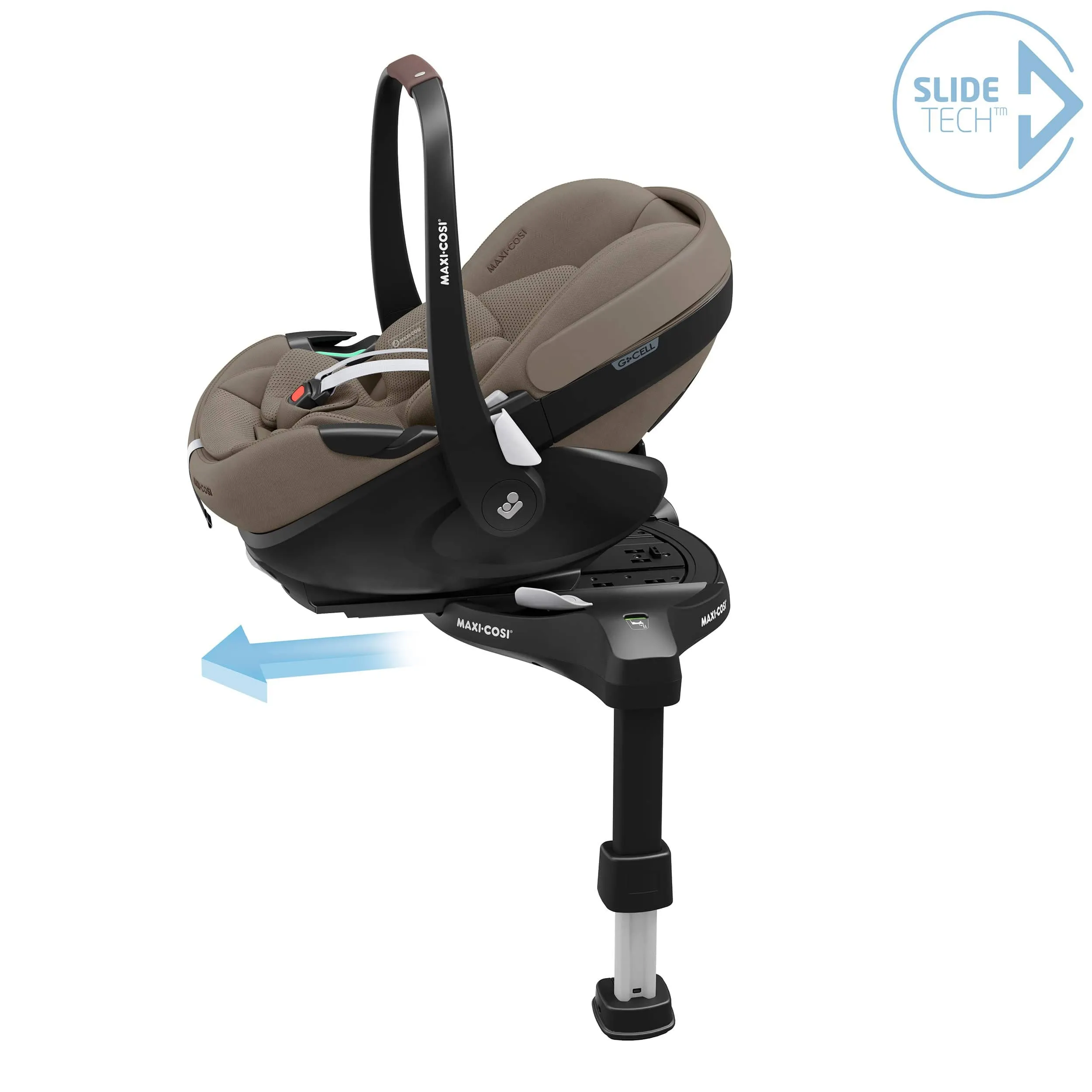 Maxi-Cosi FAME 9 Piece Premium Travel System in Twillic Truffle (Black Wheels)