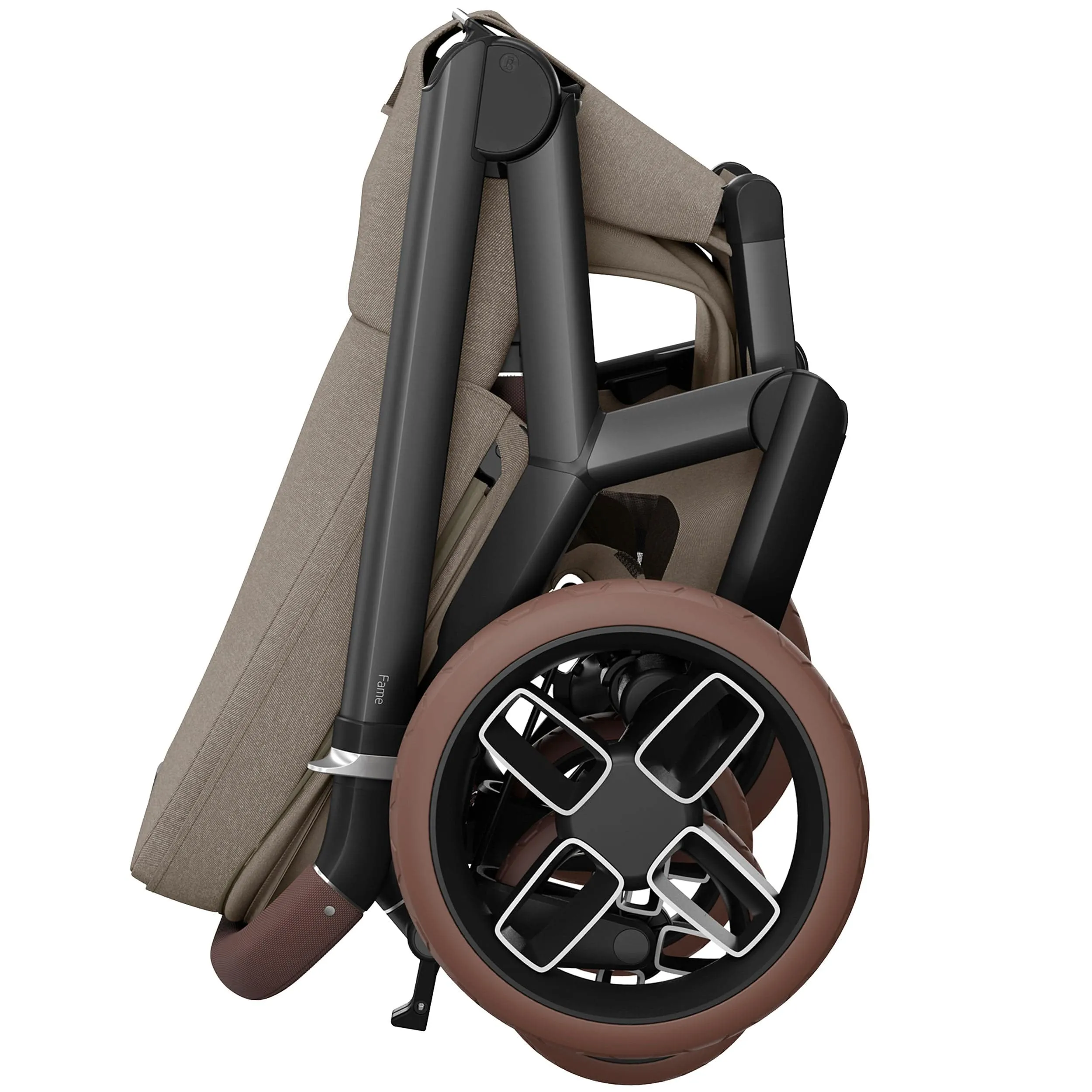 Maxi-Cosi FAME 9 Piece Premium Travel System in Twillic Truffle (Brown Wheels)