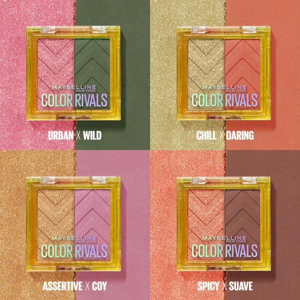 Maybelline color rivals eyeshadow palette duo