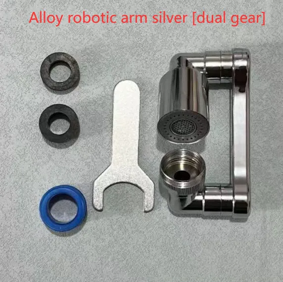 Mechanical Arm Universal Tap Bubbler Extension Water Faucet Splash-proof Wash Faucet