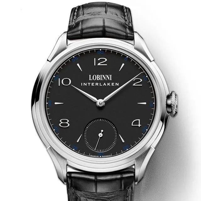 Mechanical Hand Wind Movement men Luxury Waterproof Watch