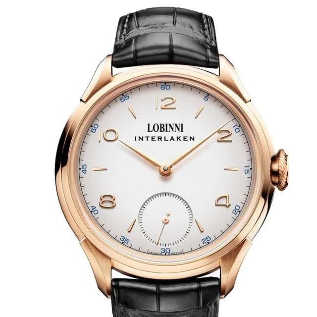 Mechanical Hand Wind Movement men Luxury Waterproof Watch