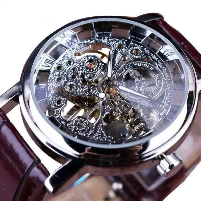 Mechanical Watches Men's: Elegant Timepiece with 4cm Surface Width