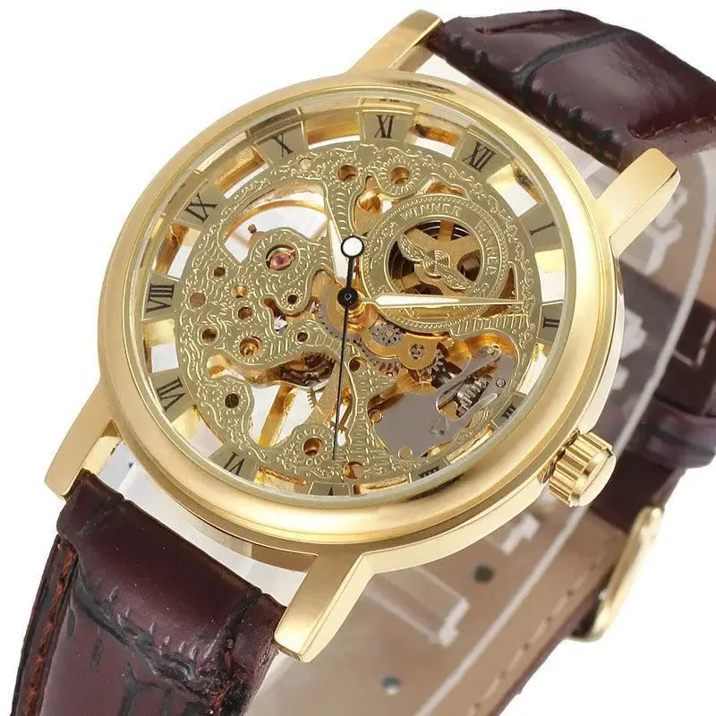 Mechanical Watches Men's: Elegant Timepiece with 4cm Surface Width