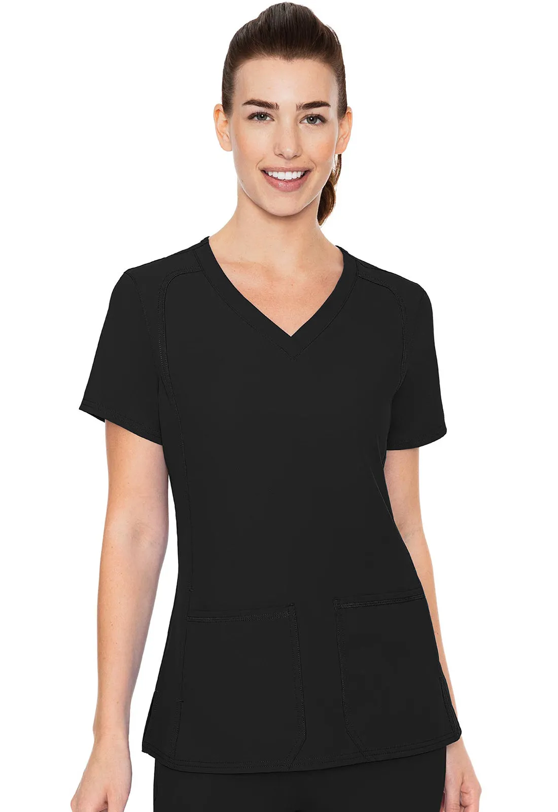 Med Couture Insight Side Pocket Top