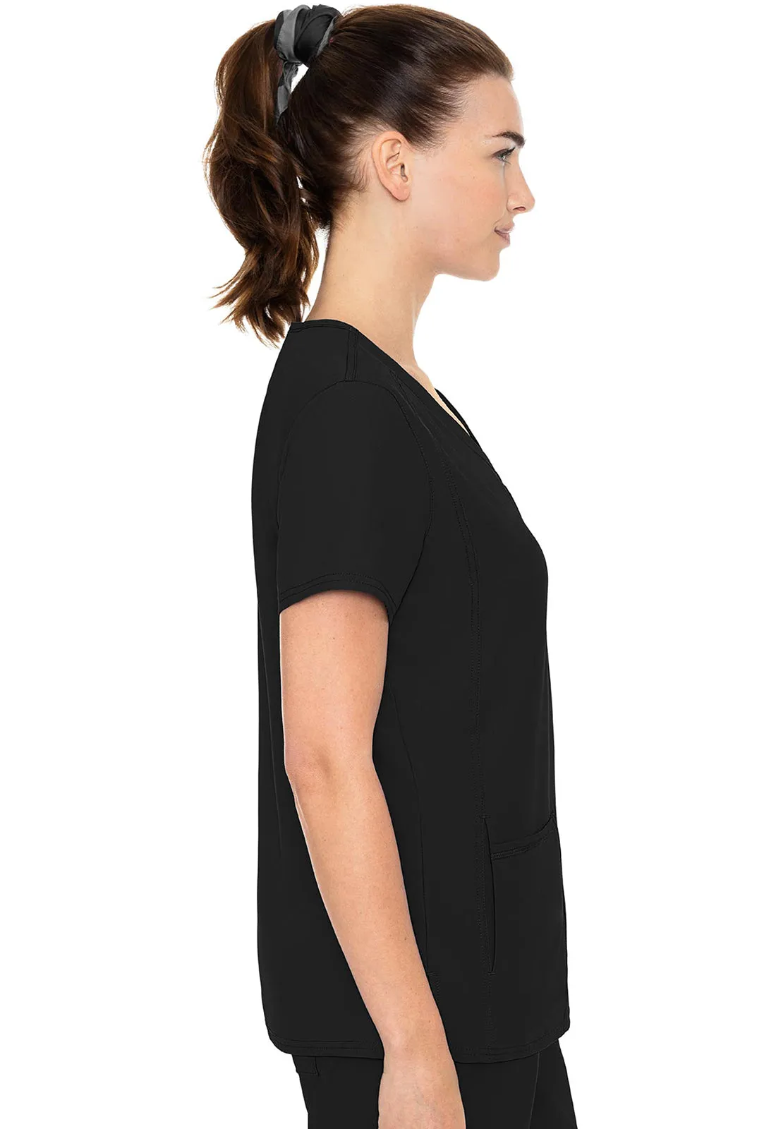Med Couture Insight Side Pocket Top