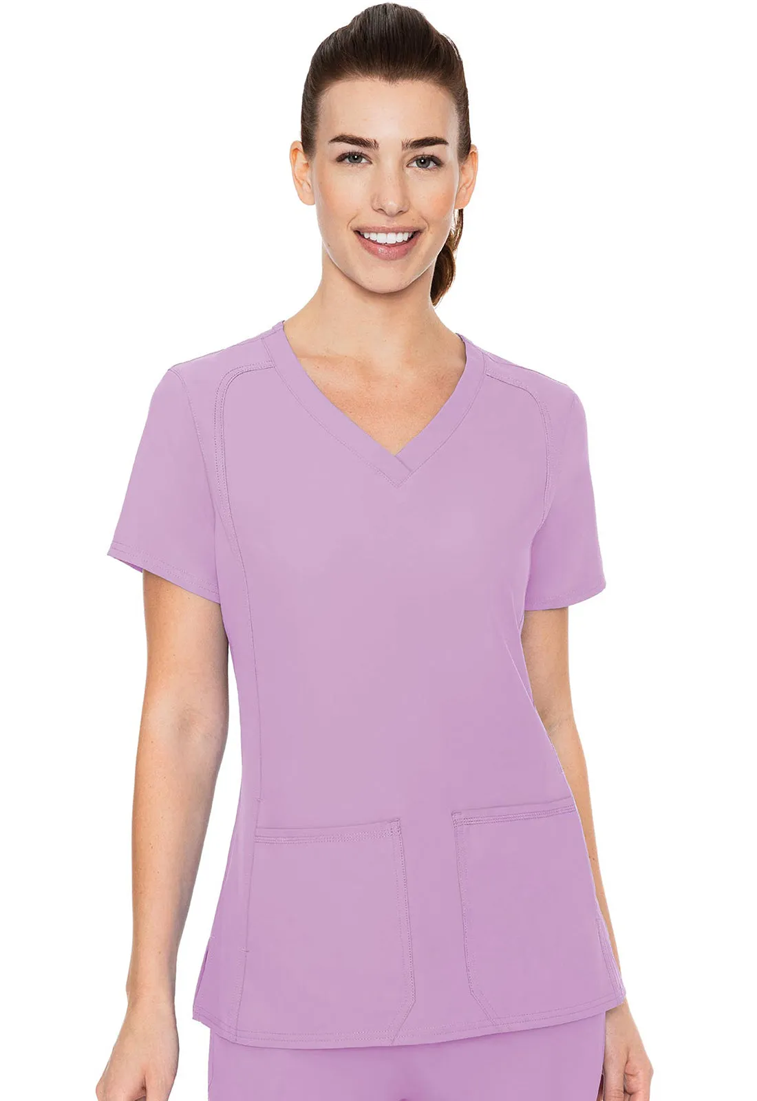 Med Couture Insight Side Pocket Top