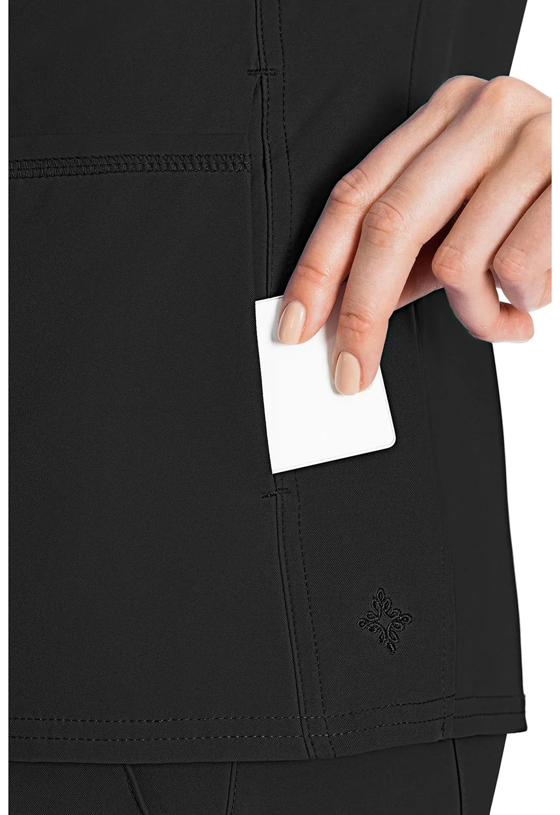 Med Couture Insight Side Pocket Top