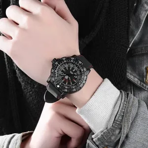 Men Military Watches: Stylish Quartz Alloy SportClasp - 50m Water Resistant