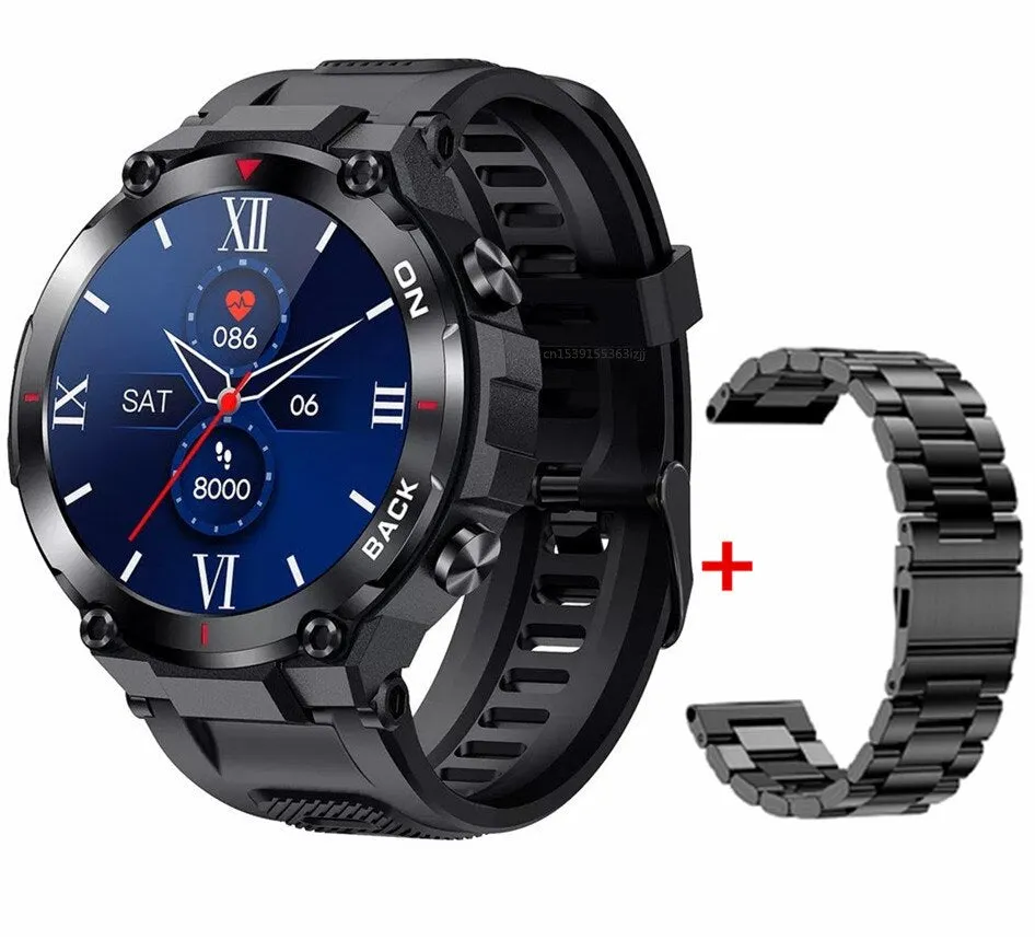 Men Smart Watch  GPS Outdoor Sport Fitness Tracker Bracelet Long Standby Smartwatch
